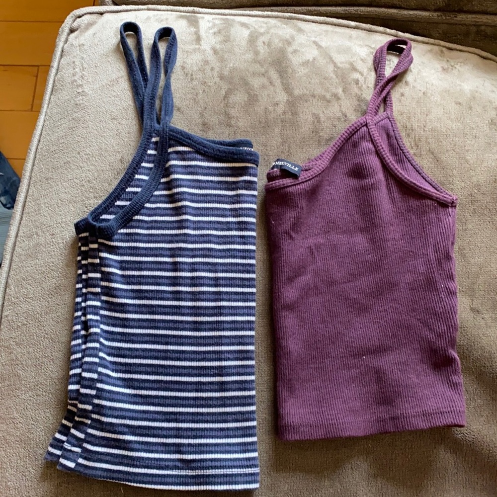 Two brandy Melville tanks, total $20 for both